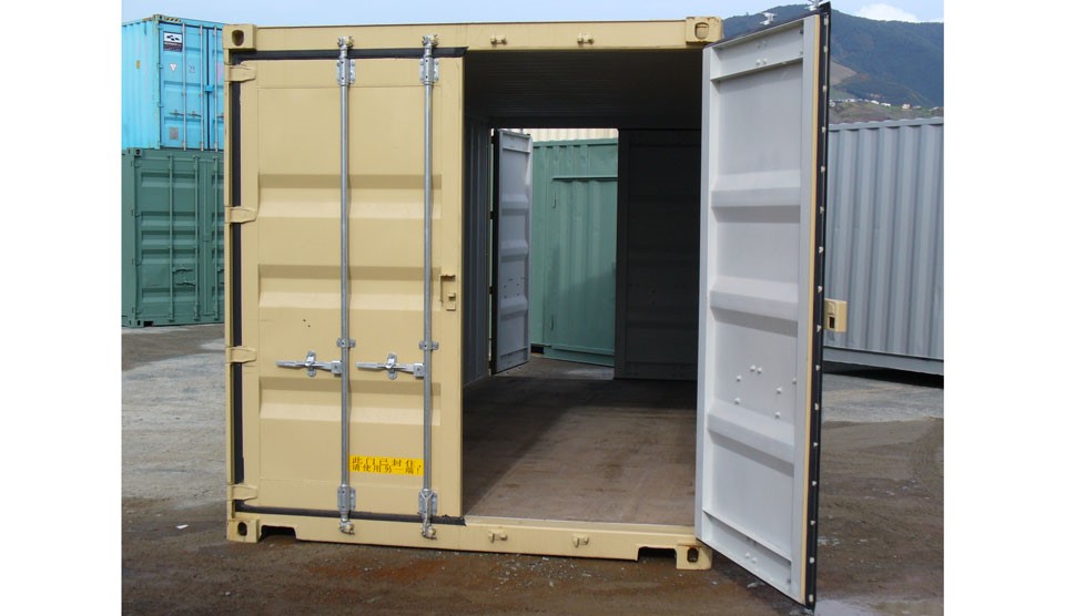 6.1m (20ft) shipping container with doors both ends Boxman