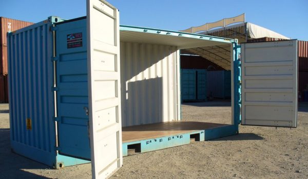 6.1m (20ft) high-cube, full side opening container for hire - Image 3